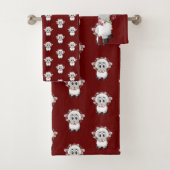 Bloemen Schapen Handen Badkamer Handdoek Sets (Insitu)