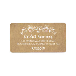  Bloemen Schattige Bruiloft Etiket