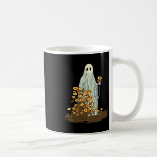 Bloemen Schattige Halloween Ghost Spooky Gothic Koffiemok