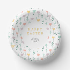 Bloemen Schattige Kleurrijke Bloemen Modern Paasfe Papieren Kommen