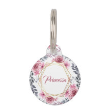 Bloemen Schattige Roze Goud Geometrisch Lijst