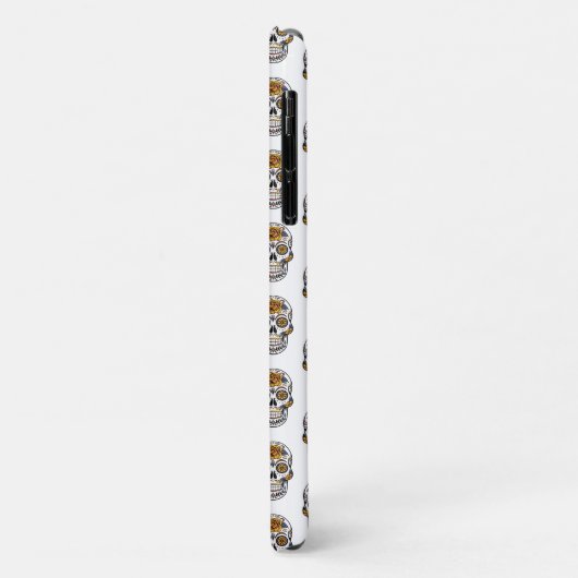 Bloemen Schedelpatroon Case-Mate iPhone Case (Achterkant/links)