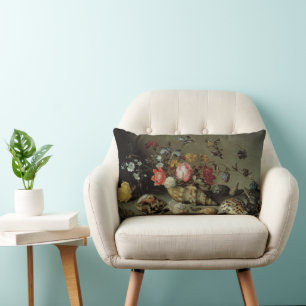 Bloemen, Schelpen en Insecten Balthasar van der As Kussen