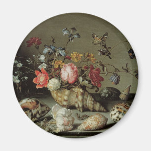 Bloemen, schelpen en insecten Balthasar van der As Magneet