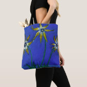 Bloemen Schilderen Aangepaste All-Over-Print Canva Tote Bag (Dichtbij)