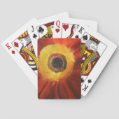 Bloemen schilderen klassieke speelkaarten (Achterkant)