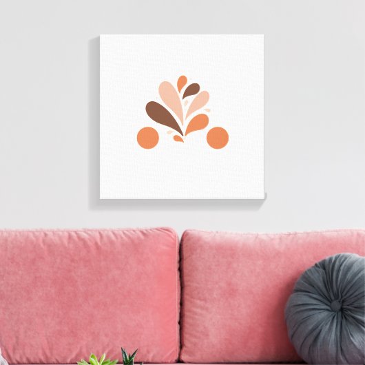 Bloemen schilderen op canvas (Insitu (Woonkamer))