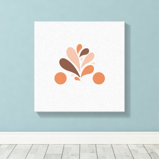 Bloemen schilderen op canvas (Insitu (Houten vloer))