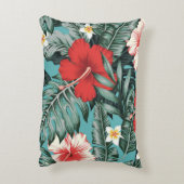 Bloemen schoonheid gooien kussen (Achterkant (Verticaal))