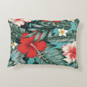 Bloemen schoonheid gooien kussen (Achterkant)