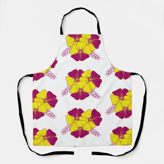 bloemen schort (Voorkant)