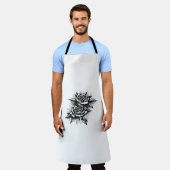 Bloemen Schort (Gedragen)