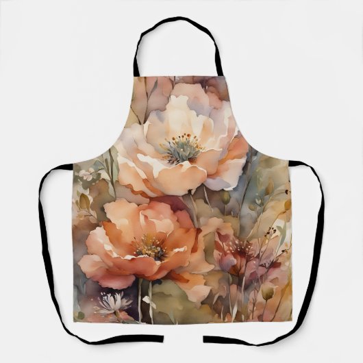 bloemen schort (Voorkant)