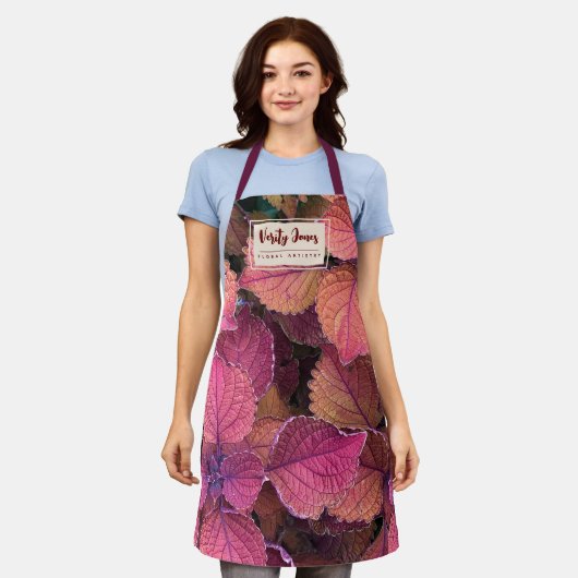  Bloemen Schort (Gedragen)