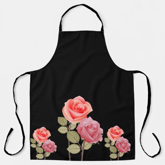 bloemen schort (Voorkant)