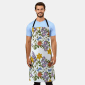 bloemen schort (Gedragen)