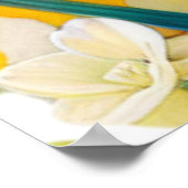 Bloemen Schrift 1 Petrus 5:7 Poster (Hoek)