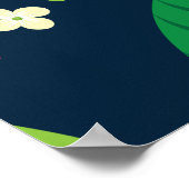 Bloemen Schrift 1 Petrus 5:7 Poster (Hoek)