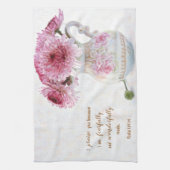 Bloemen & Schrift Keuken Handdoek (Verticaal)
