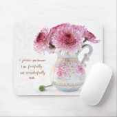 Bloemen & Schrift Muismat (Met muis)