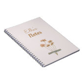  Bloemen Scrapbook Taped Flowers Naam Notitieboek (Rechterzijde)