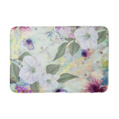 Bloemen  seafoam groen waterverf script badmat (Voorkant)