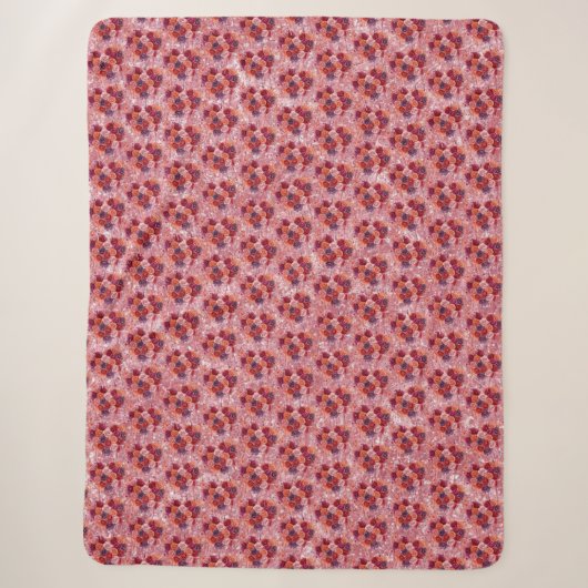 Bloemen Sherpa Deken (Voorkant)