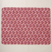 Bloemen Sherpa Deken (Voorkant (horizontaal))