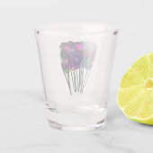 Bloemen Shot Glas (Achterkant)