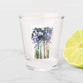 Bloemen Shot Glas (Voorkant)