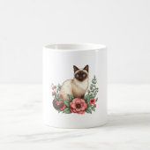 Bloemen Siamese kat Koffiemok (Center)