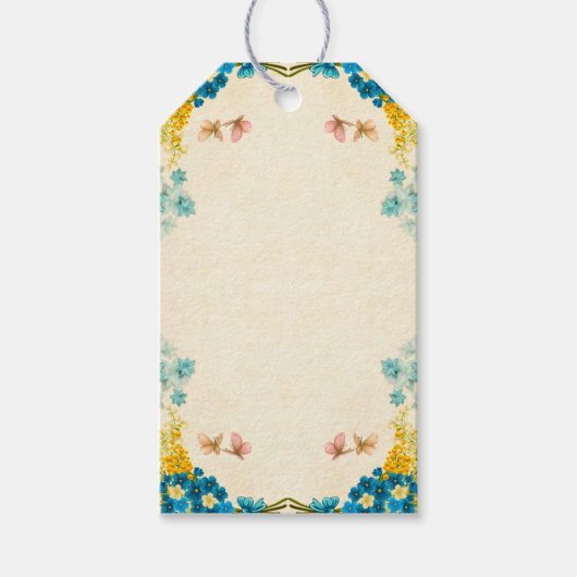  Bloemen Sieraden of Cadeau Kaarten voor DIY Cadeaulabel (Voorkant)