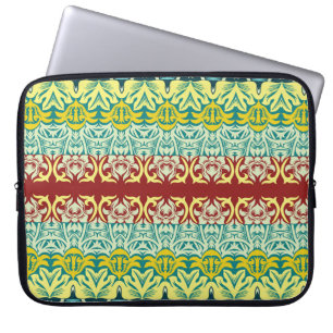 Bloemen sierlijk: naadloos ontwerp laptop sleeve