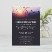 Bloemen Silhouetten bij zonsondergang Viering van  Kaart (Staand voorkant)