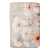 Bloemen Sinaasappel Beige Perzik Design 328 Badmat (Voorkant Verticaal)