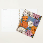 Bloemen Sinaasappel Blauw Cream Boho Wildbloemen Planner (Display)