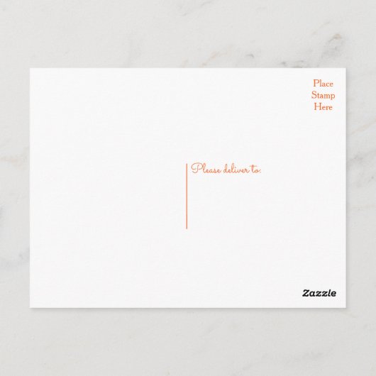 Bloemen Sinaasappel Dank je Lily Flowers Pink Briefkaart (Achterkant)