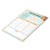 Bloemen Sinaasappel n blauw _ Disease Data Collect Notitieblok (Schuin)