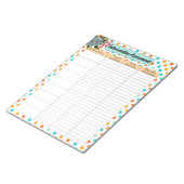 Bloemen Sinaasappel N Blauw _ Intervention Assessm Notitieblok (Schuin)