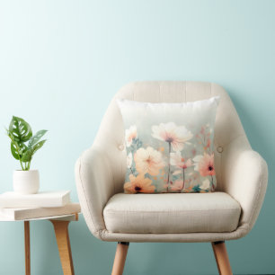 Bloemen Sinaasappel ontwerp 312 Kussen