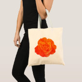 Bloemen Sinaasappel Roos Bruidsmeisje Gift Favorie Tote Bag (Voorkant (product))