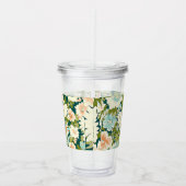 Bloemen Sipper Tumbler Acryl Drinkbeker (Rechts)