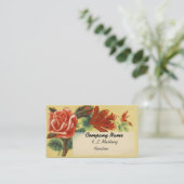  bloemen sjabloon voor visitekaartjes (Staand voorkant)