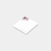 Bloemen Sjabloon Waterverf Kleurrijke Rozen Post-it® Notes (Schuin)
