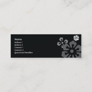Bloemen - Skinny Mini Visitekaartje