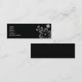 Bloemen - Skinny Mini Visitekaartje (Voorkant / Achterkant)