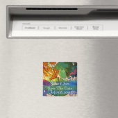 Bloemen - Sla de datum magneet (Insitu (Vaatwasser))