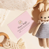 Bloemen Slapen Herten Meisje Luier Raffle Enclosur Informatiekaartje