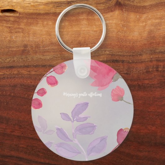 Bloemen Sleutelhanger (Achterkant)