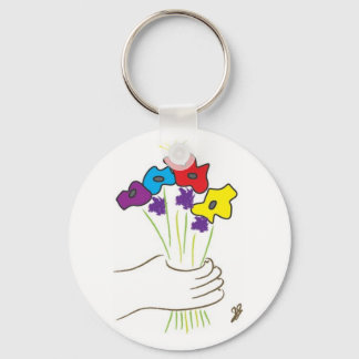 Bloemen Sleutelhanger